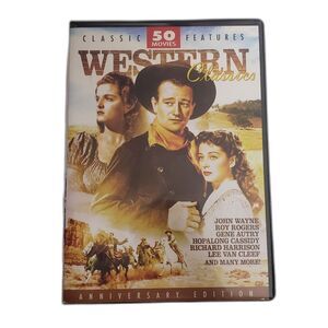 WESTERN CLASSICS 50 Movie Pack 12 Disc DVD Set